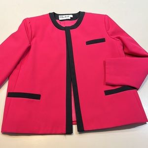 Vintage Sherbet Jacket hot pink size 12